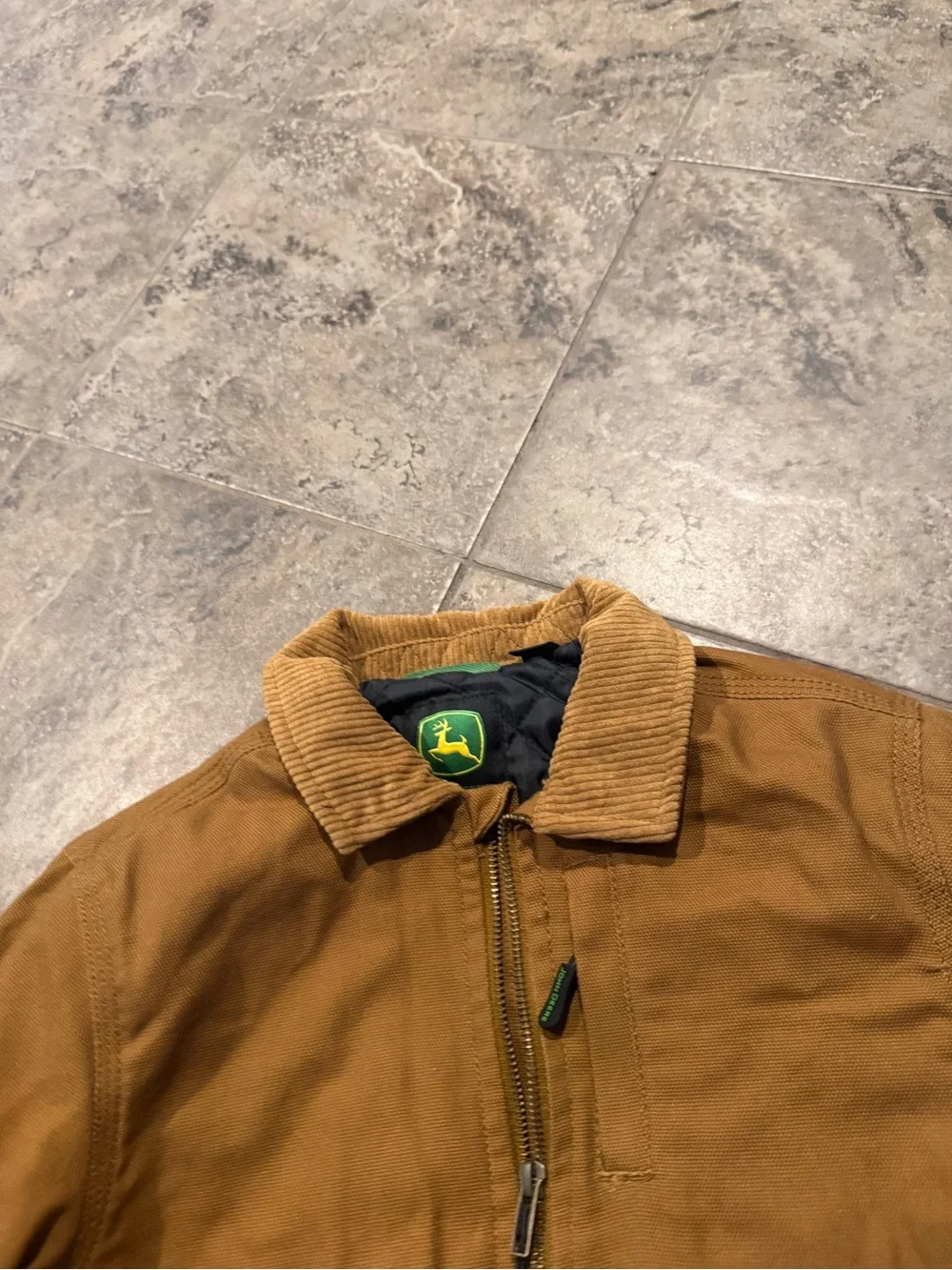 💛John Deere Boys' tractor jacket Bronze